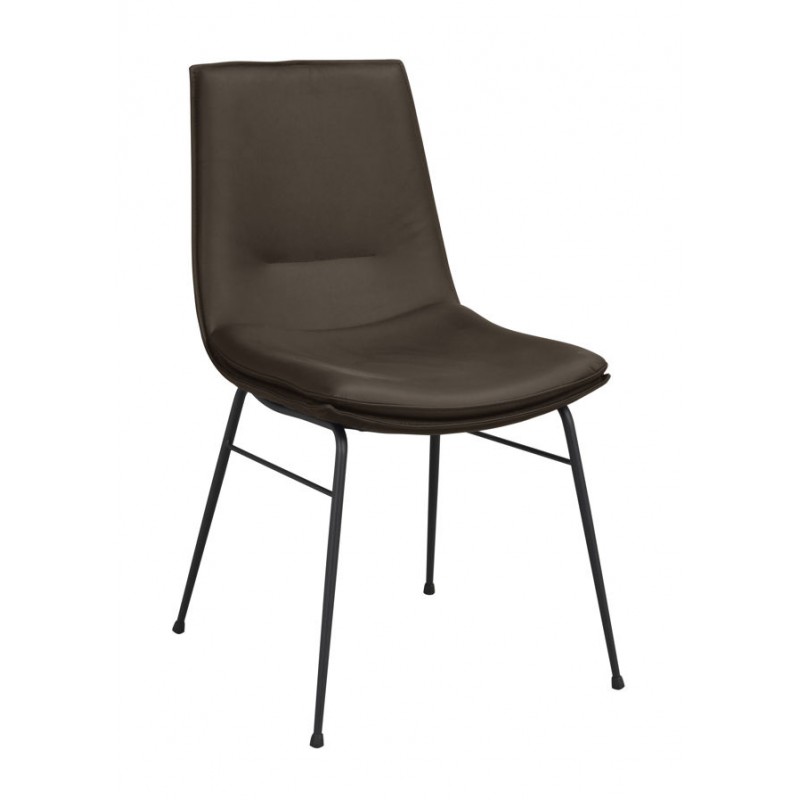 RO Lowell Fixed Chair Brown/Black